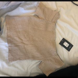 Off the shoulder crop top